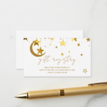 Twinkle Little Star Cadeau Registratiekaart Baby S