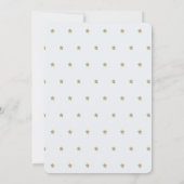 Twinkle Little Star & Cloud Baby shower Invitation Kaart (Achterkant)
