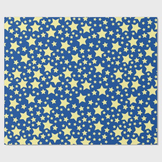 Twinkle Little Star Cute 1st Birthday Party Theme Cadeaupapier (Vlak)