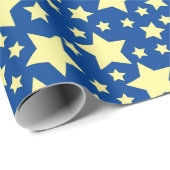 Twinkle Little Star Cute 1st Birthday Party Theme Cadeaupapier (Rol Hoek)