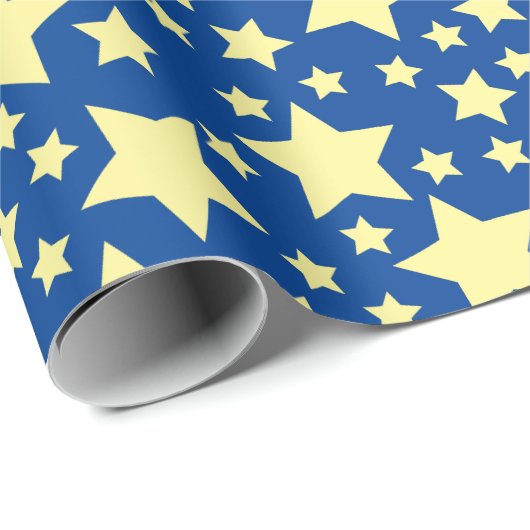 Twinkle Little Star Cute 1st Birthday Party Theme Cadeaupapier (Rol Hoek)