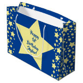 Twinkle Little Star Cute 1st Birthday Party Theme Groot Cadeauzakje (Achterkant Gekanteld)