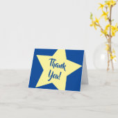 Twinkle Little Star Cute 1st Birthday Party Theme Kaart (Gele Bloem)