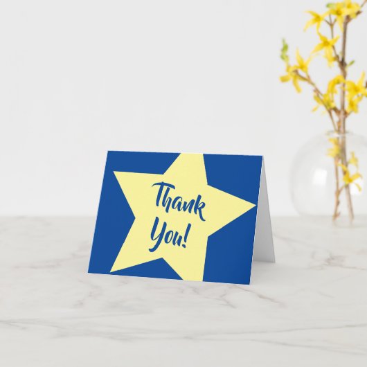 Twinkle Little Star Cute 1st Birthday Party Theme Kaart (Gele Bloem)