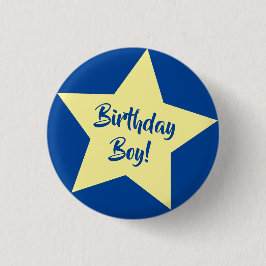 Twinkle Little Star Cute 1st Birthday Party Theme Ronde Button 3,2 Cm