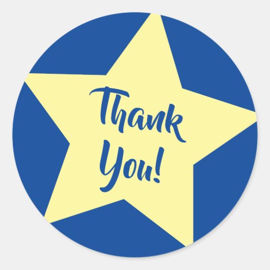 Twinkle Little Star Cute 1st Birthday Party Theme Ronde Sticker (Voorkant)