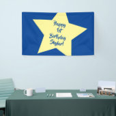 Twinkle Little Star Cute 1st Birthday Party Theme Spandoek (Beurs)