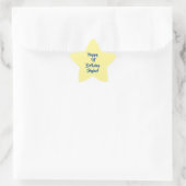 Twinkle Little Star Cute 1st Birthday Party Theme Ster Sticker (Tas)