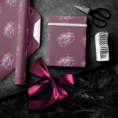 Twinkle Little Star | Dusty Mauve Pink Grey Cadeaupapier