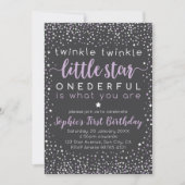 Twinkle Little Star | Eerste uitnodiging (Voorkant)