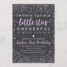 Twinkle Little Star | Eerste uitnodiging