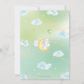 Twinkle Little Star Elephant Baby shower Neutraal Kaart (Achterkant)