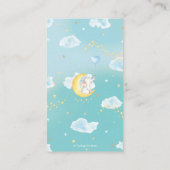 Twinkle Little Star Elephant Boy Diaper Raffle Informatiekaartje (Achterkant)