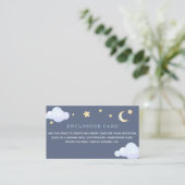 Twinkle Little Star Elephant Enclosure Card Informatiekaartje (Staand voorkant)