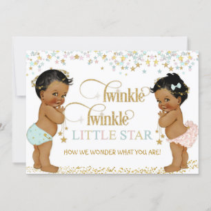 Twinkle Little Star Etnische Baby Genderneutraal Kaart