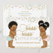 Twinkle Little Star Etnische Baby Genderneutraal Kaart (Voorkant / Achterkant)