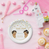 Twinkle Little Star Etnische Baby Genderneutraal Papieren Bordje (Feest)
