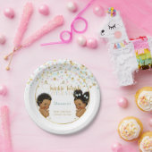 Twinkle Little Star Etnische Baby Genderneutraal Papieren Bordje (Feest)