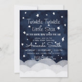 Twinkle Little Star Fantasie Baby Shower   Kaart (Voorkant)