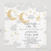 Twinkle Little Star Gender Neutral Baby shower Kaart (Voorkant / Achterkant)