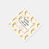 Twinkle Little Star Gender Neutral Baby shower Servet (Hoek)