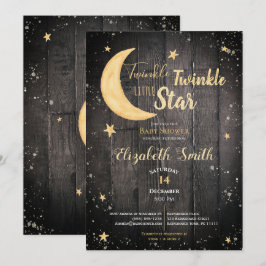 Twinkle little star gender neutral babyshower kaart