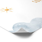 Twinkle Little Star Gender onthullen welkom Poster (Hoek)