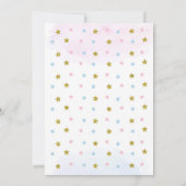 Twinkle Little Star Gender onthulling Kaart (Achterkant)