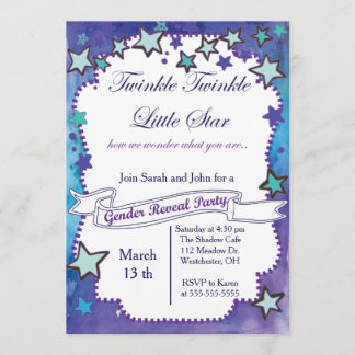 Twinkle Little Star Gender onthulling Kaart