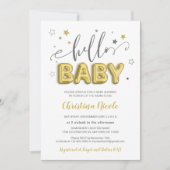 Twinkle Little Star Gender onthult Baby shower Kaart (Voorkant)