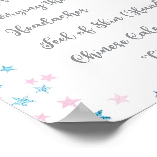 Twinkle Little Star Gender onthult Poster (Hoek)