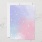 Twinkle Little Star Gender Onthult Schattigee Wate Kaart (Achterkant)