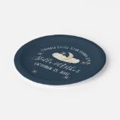 Twinkle Little Star Gender Reveal Celestial Papieren Bordje (Gekanteld)