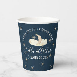 Twinkle Little Star Gender Reveal – Celestial Part Papieren Bekers