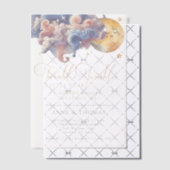 Twinkle Little Star Gender Reveal Custom Party Vellum Uitnodigingen (Offset (Uitnodiging))