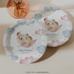 Twinkle Little Star Gender Reveal Paper Borden Papieren Bordje<br><div class="desc">Geniet van het eten van je Twinkle Twinkle Twinkle Little Star Gender onthul bijpassende papieren borden! Deze waterverf is voorzien van een slapend Koala-beer op roze en blauwe wolken en gouden sterren. Jongen of Meisje Geslacht onthullen!</div>