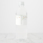 Twinkle Little Star Geslacht Neutraal  Baby Waterfles Etiket (Achterkant)