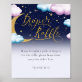 Twinkle Little Star Geslacht onthullen Luier Raffl Poster (Voorkant)