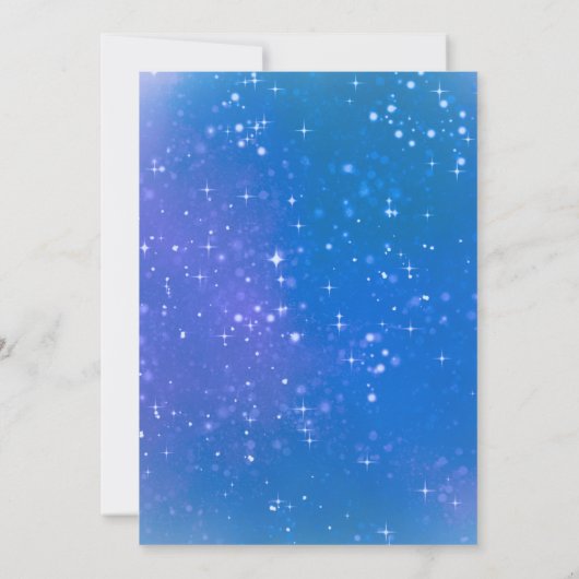 Twinkle Little Star Geslacht Onthullen Schattigee Kaart (Achterkant)