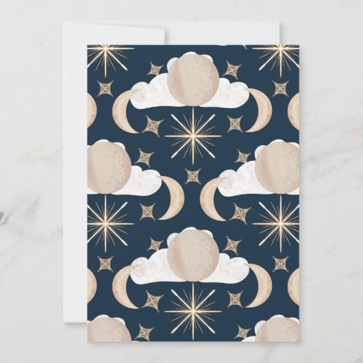 Twinkle Little Star Geslacht Onthulling Escape Roo Kaart (Achterkant)