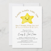 Twinkle Little Star Geslacht Onthulling Rustic Kaw Kaart (Voorkant)