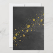 Twinkle Little Star Geslacht Onthult Chic Zwart Go Kaart (Achterkant)