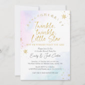 Twinkle Little Star Geslacht Onthult Dromerige Hem Kaart (Voorkant)