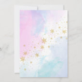 Twinkle Little Star Geslacht Onthult Dromerige Hem Kaart (Achterkant)