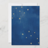 Twinkle Little Star Geslacht Onthult Moon Navy Gol Kaart (Achterkant)
