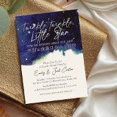 Twinkle Little Star Geslacht Onthult Navy Waterver Kaart