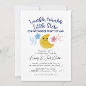 Twinkle Little Star Geslacht onthult Schattige maa Kaart (Voorkant)