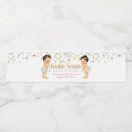 Twinkle Little Star Geslacht Reveal Baby Waterfles Etiket