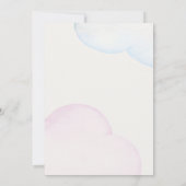 Twinkle Little Star Geslacht Reveal Pastelhalvemaa Kaart (Achterkant)