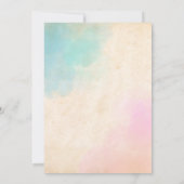 Twinkle Little Star Geslacht Reveal Retro Roze Bla Kaart (Achterkant)